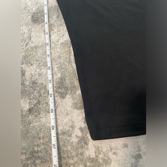 NWT Black long sleeve crop top and split thigh skirt Set - Picture 3 of 5